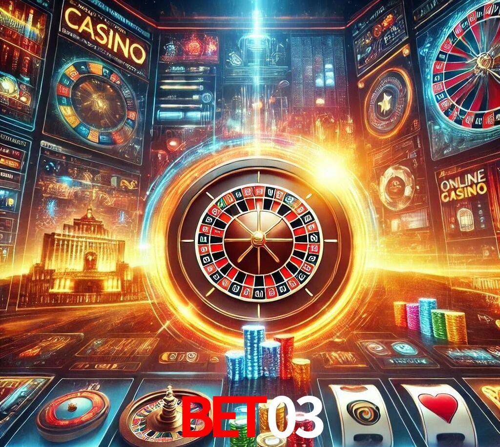 Visão geral dos jogos no bet03